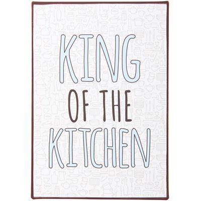 Metallschild "King of the kitchen"