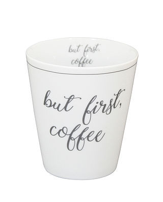 Happy Mug "But first coffee"
