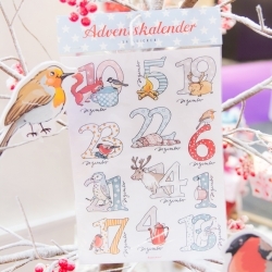 Adventskalender-Sticker "Schneetiere"