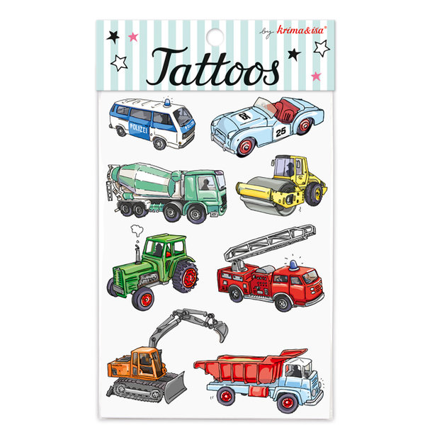 Tattoos "Fahrzeuge"