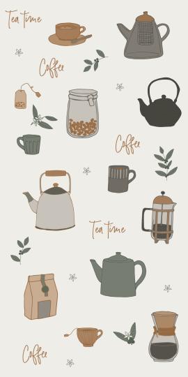 Serviette "Tea Time / Coffee"