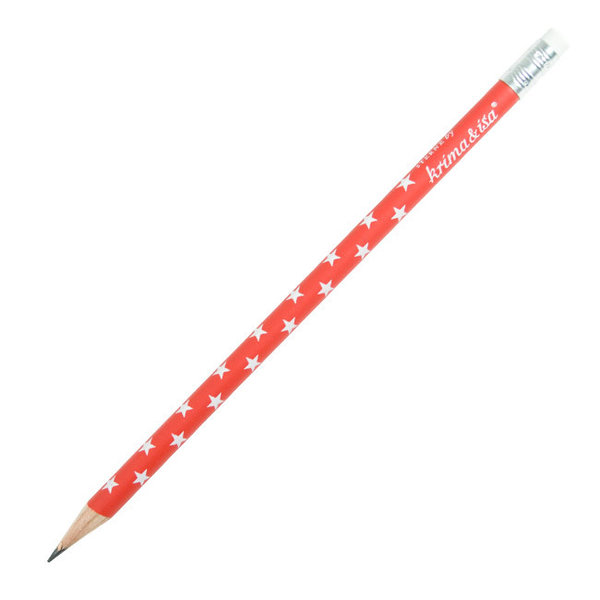 Bleistift "Sterne" rot