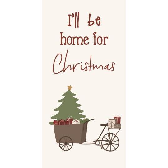Serviette "I´ll be home for Christmas"